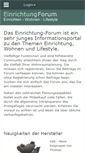 Mobile Screenshot of einrichtung-forum.de