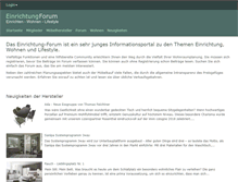 Tablet Screenshot of einrichtung-forum.de